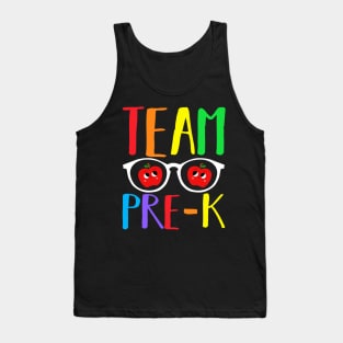 First Day of School Boys Teacher Back To School Pre-k Team T-Shirt Tank Top